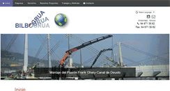 Desktop Screenshot of bilbogrua.com