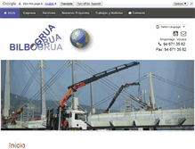 Tablet Screenshot of bilbogrua.com